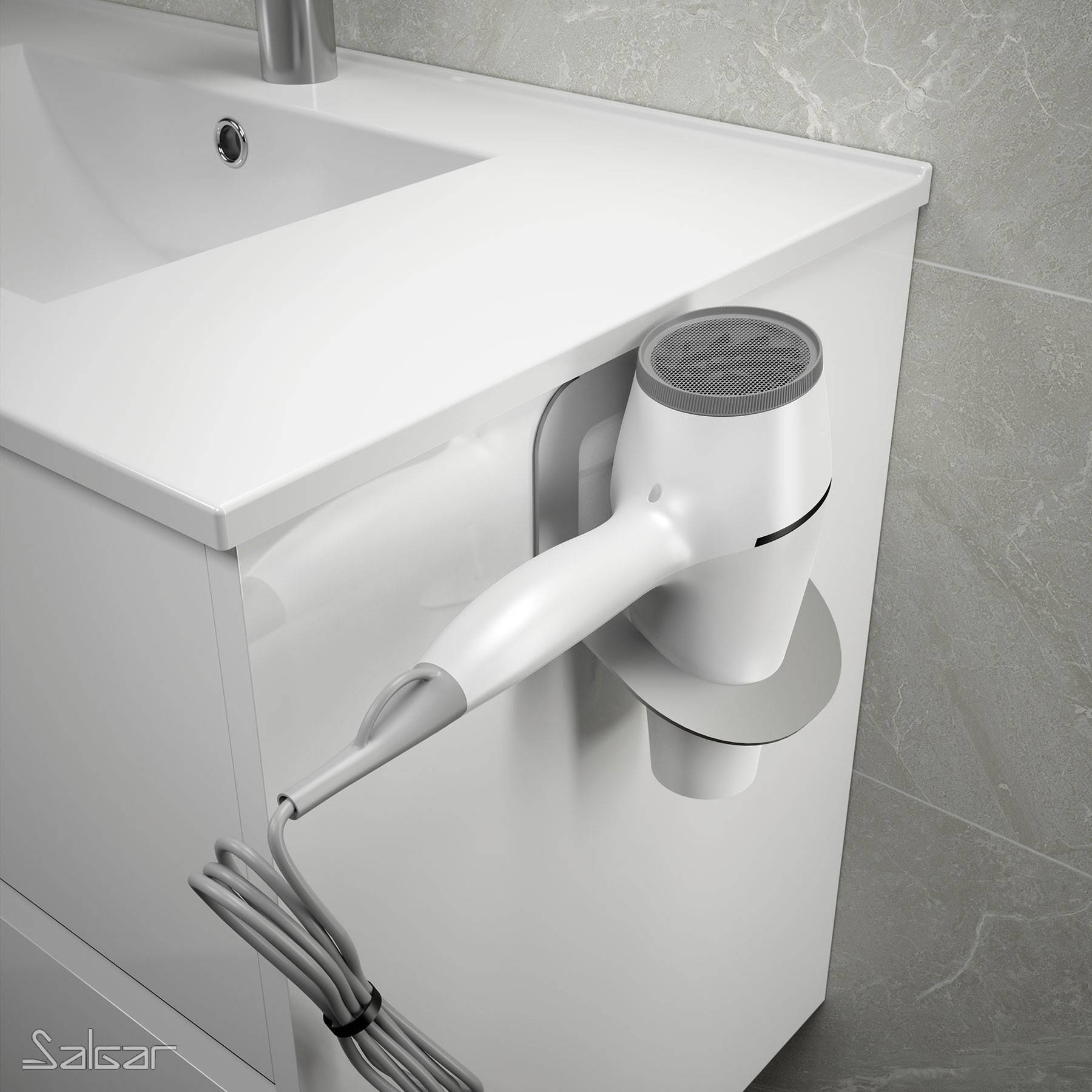 Fönhalterung Minimal Aluminium