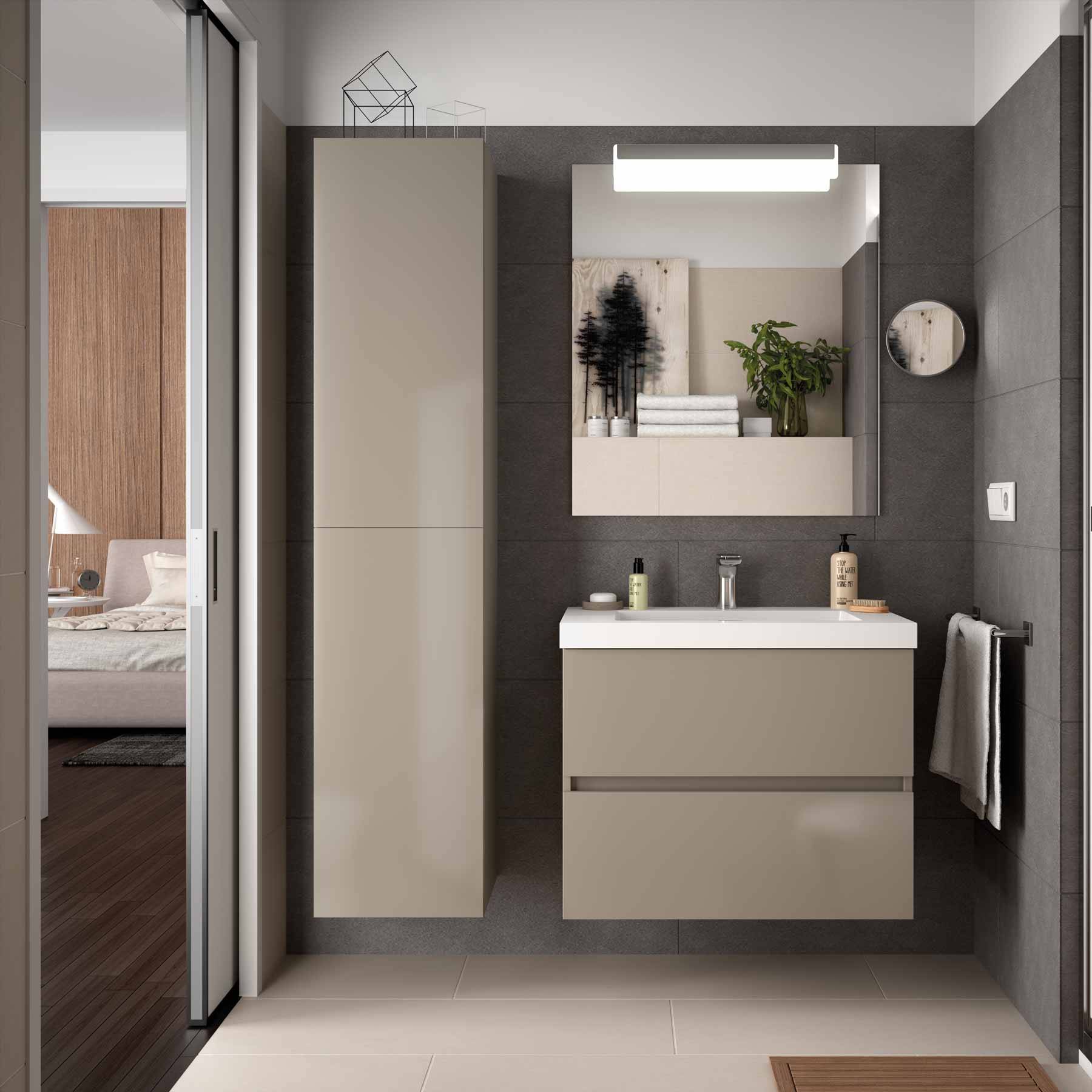 Salgar Waschtisch TOSCANA 705 MINERALGUSS WEIß 705 x 50 x 460 mm