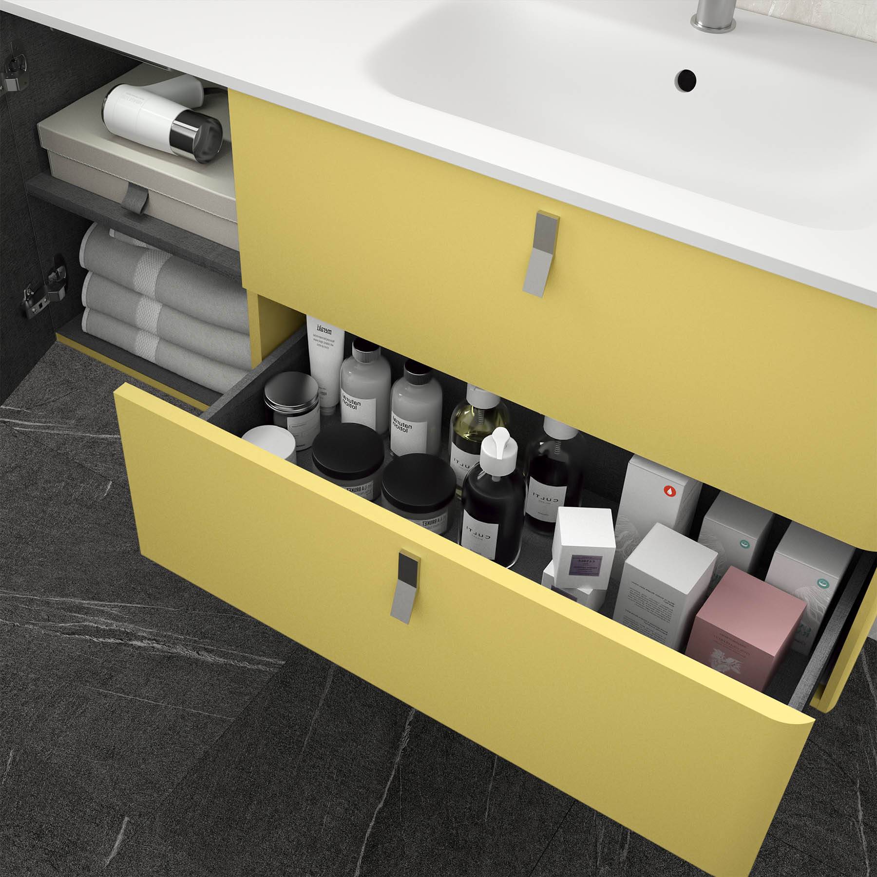 Salgar Schrank wandhängend UNIIQ 1200 links Paja Badmöbel