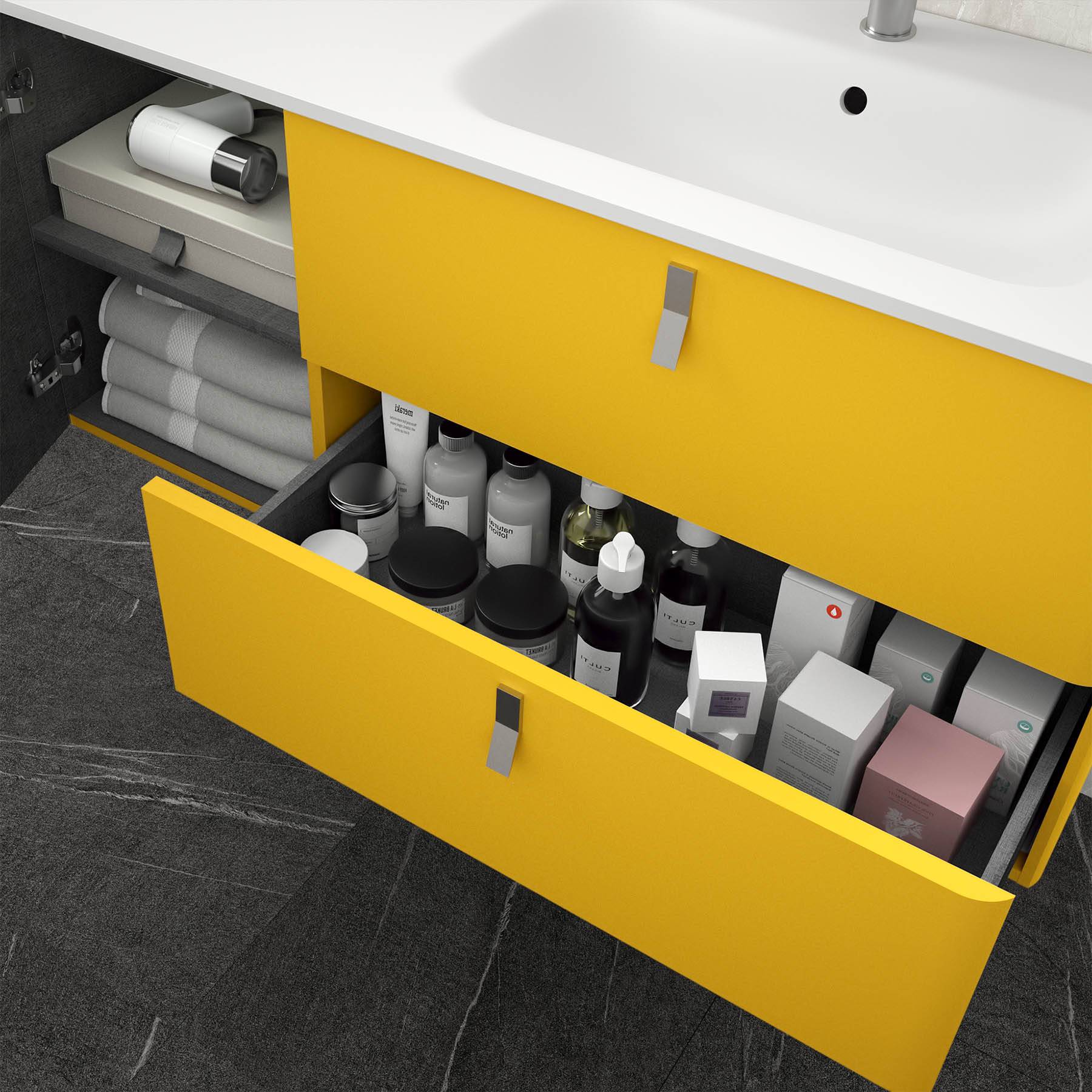 Salgar Schrank wandhängend UNIIQ 900 links Sol Badmöbel