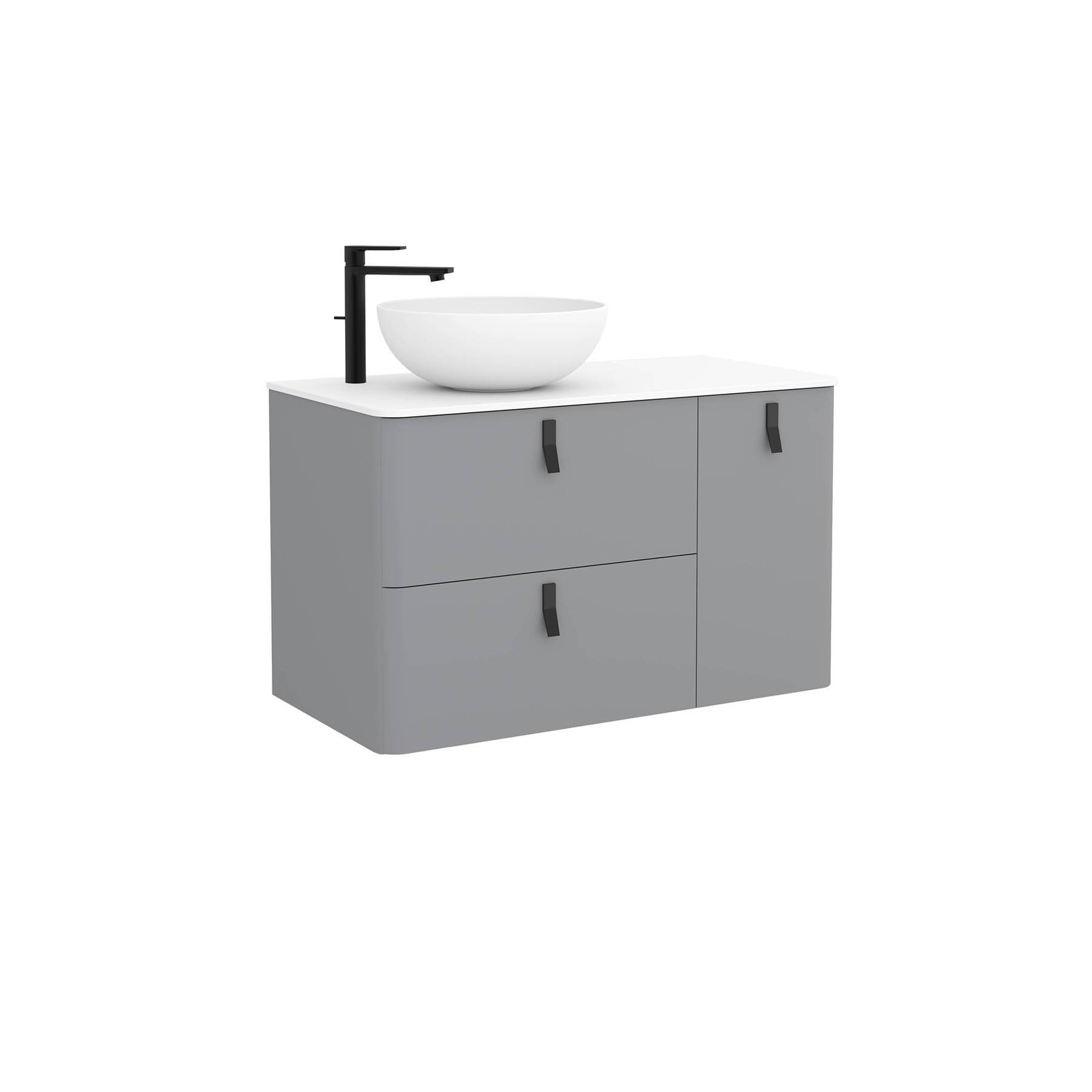 Salgar Schrank wandhängend UNIIQ 900 rechts Humo Badmöbel