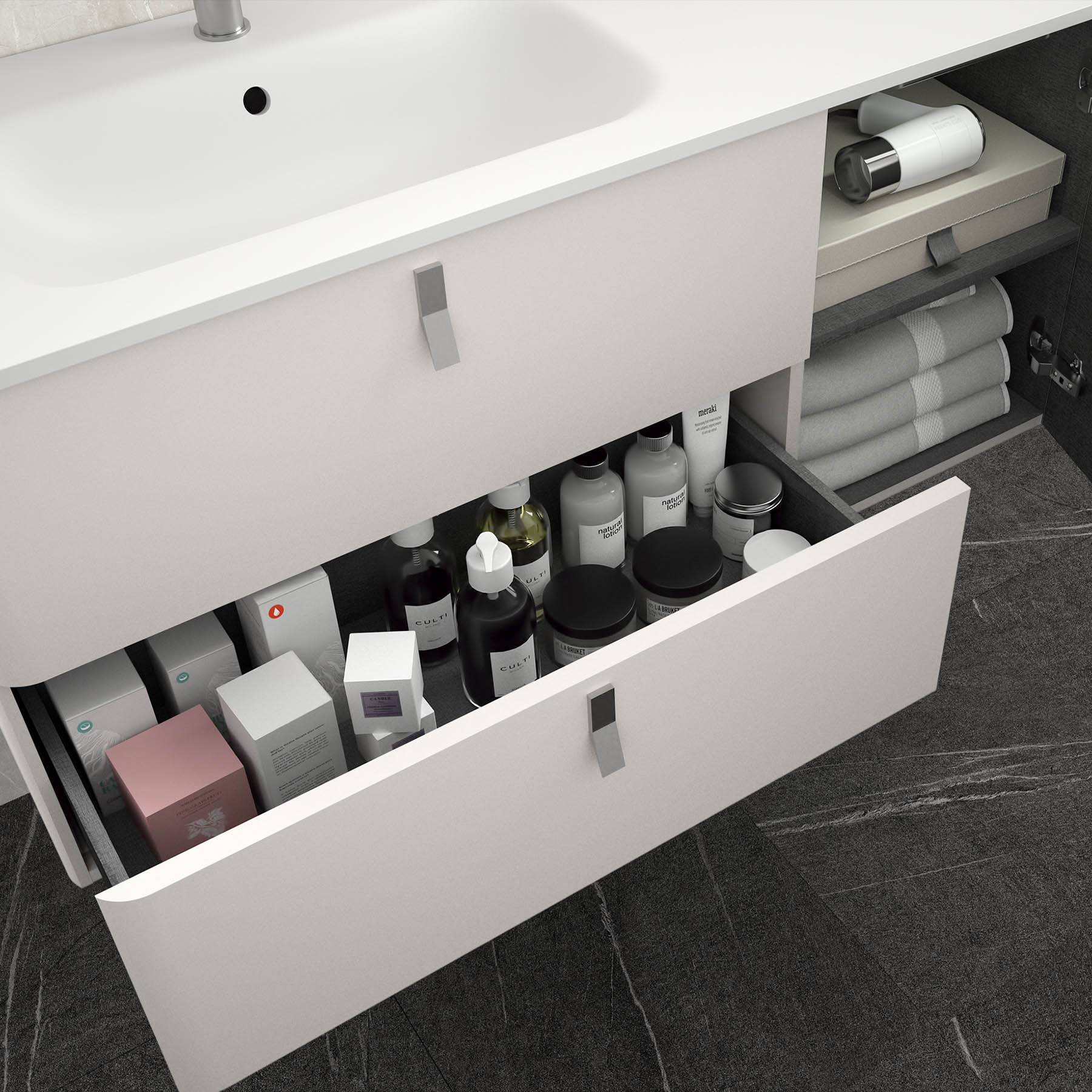 Salgar Schrank wandhängend UNIIQ 1200 rechts Nata Badmöbel