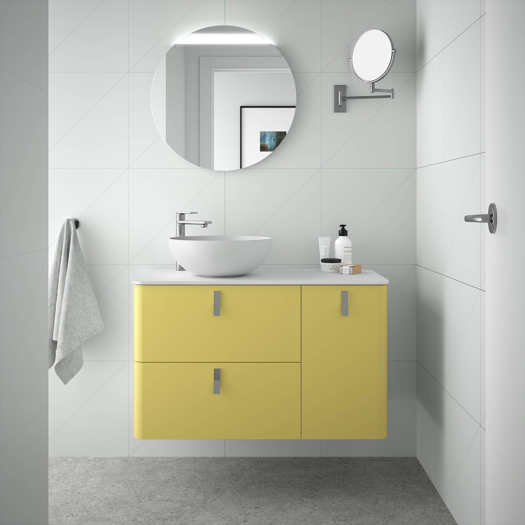 Schrank wandhängend UNIIQ 900 rechts Paja Badmöbel