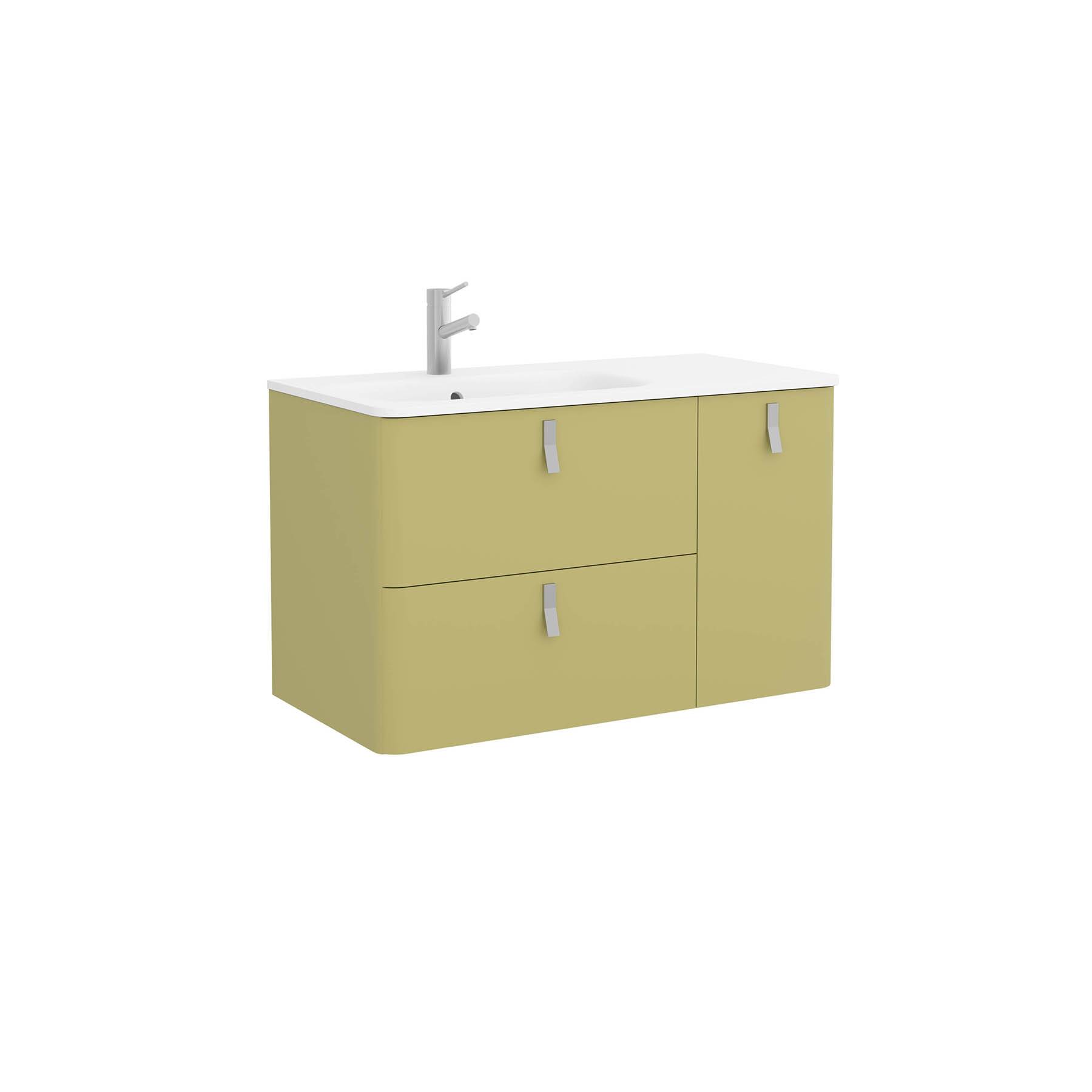 Salgar Schrank wandhängend UNIIQ 900 rechts Salvia Badmöbel