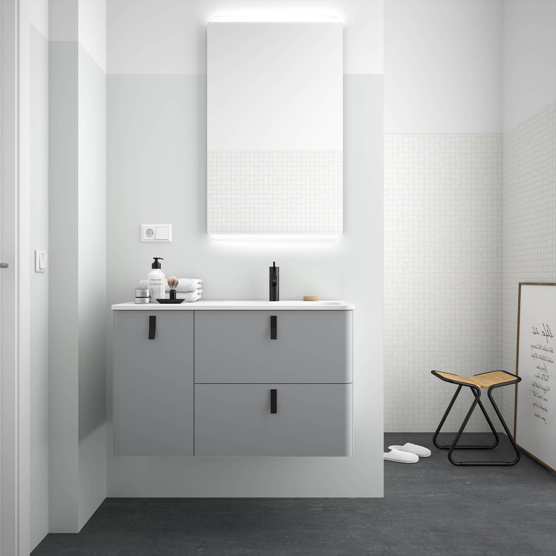 Salgar Schrank wandhängend UNIIQ 1200 links Humo Badmöbel