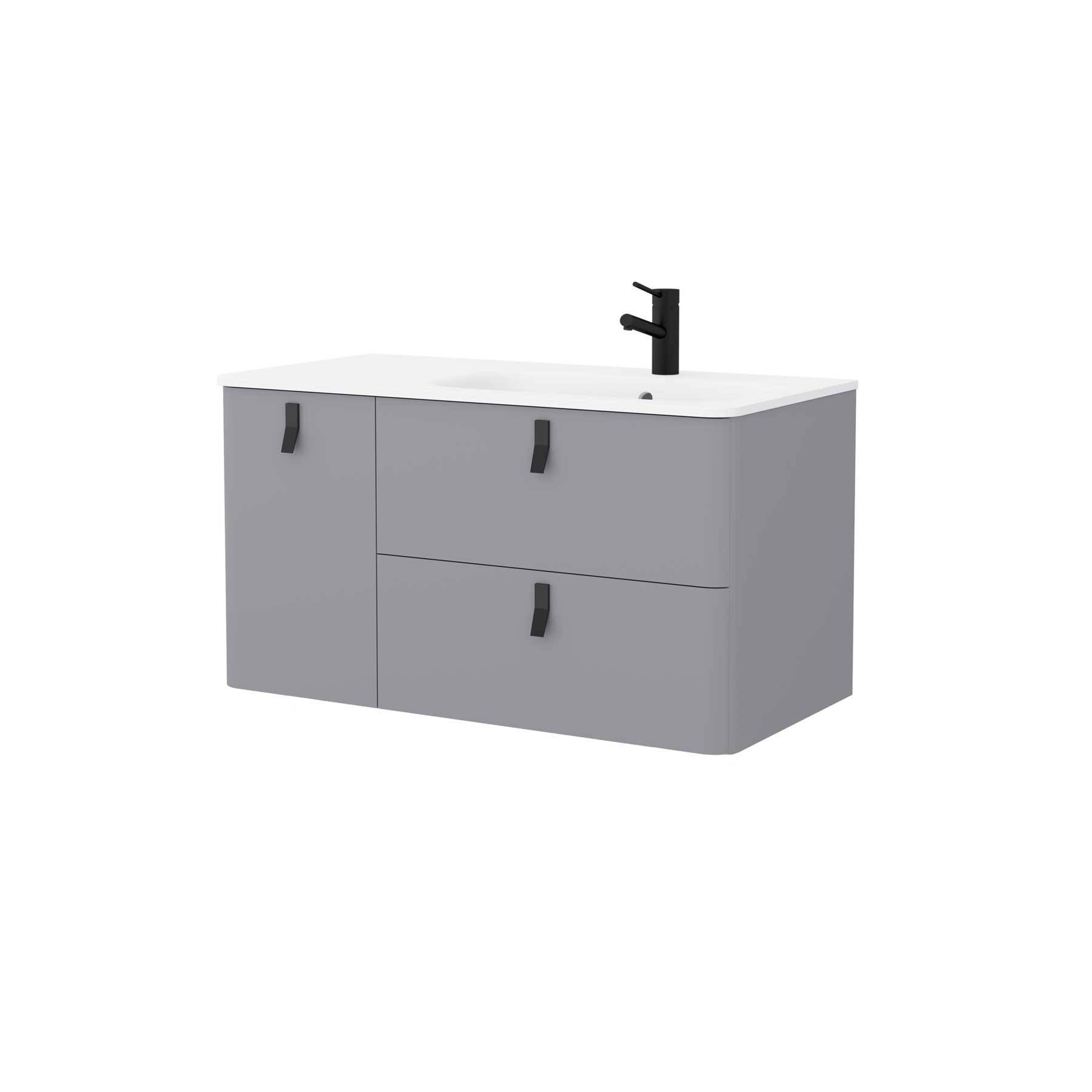 Salgar Schrank wandhängend UNIIQ 1200 links Humo Badmöbel