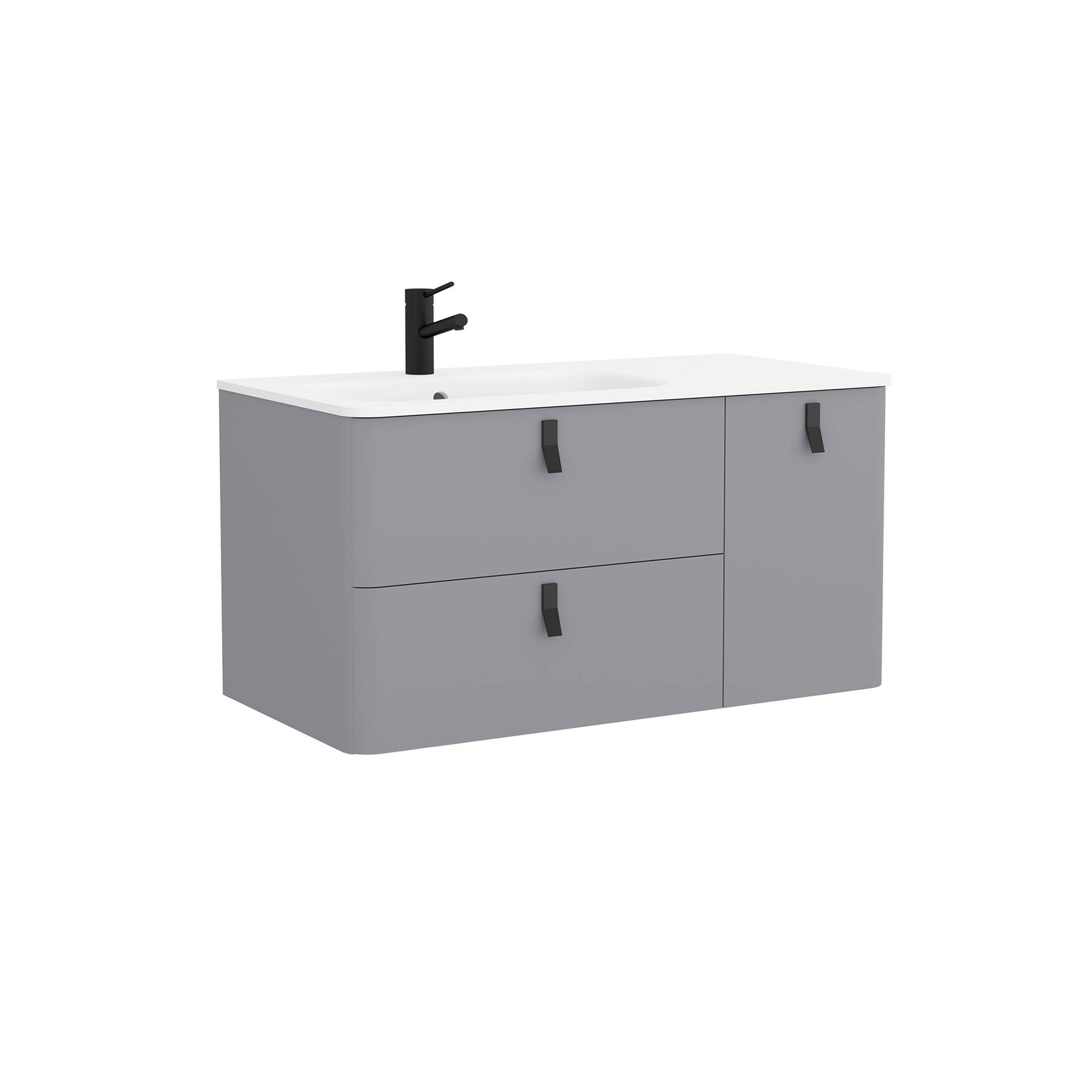 Salgar Schrank wandhängend UNIIQ 1200 rechts Humo Badmöbel