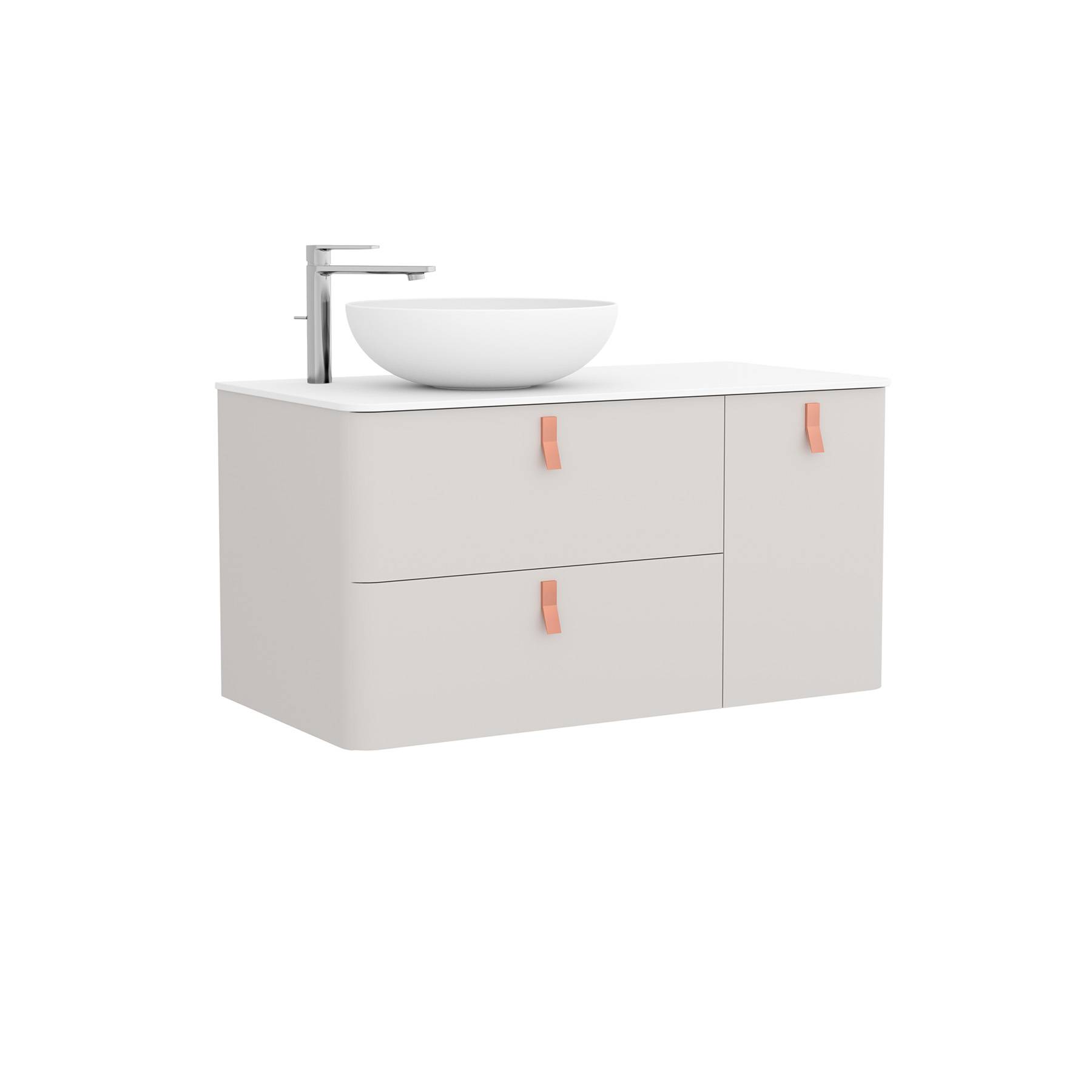 Salgar Schrank wandhängend UNIIQ 1200 rechts Nata Badmöbel