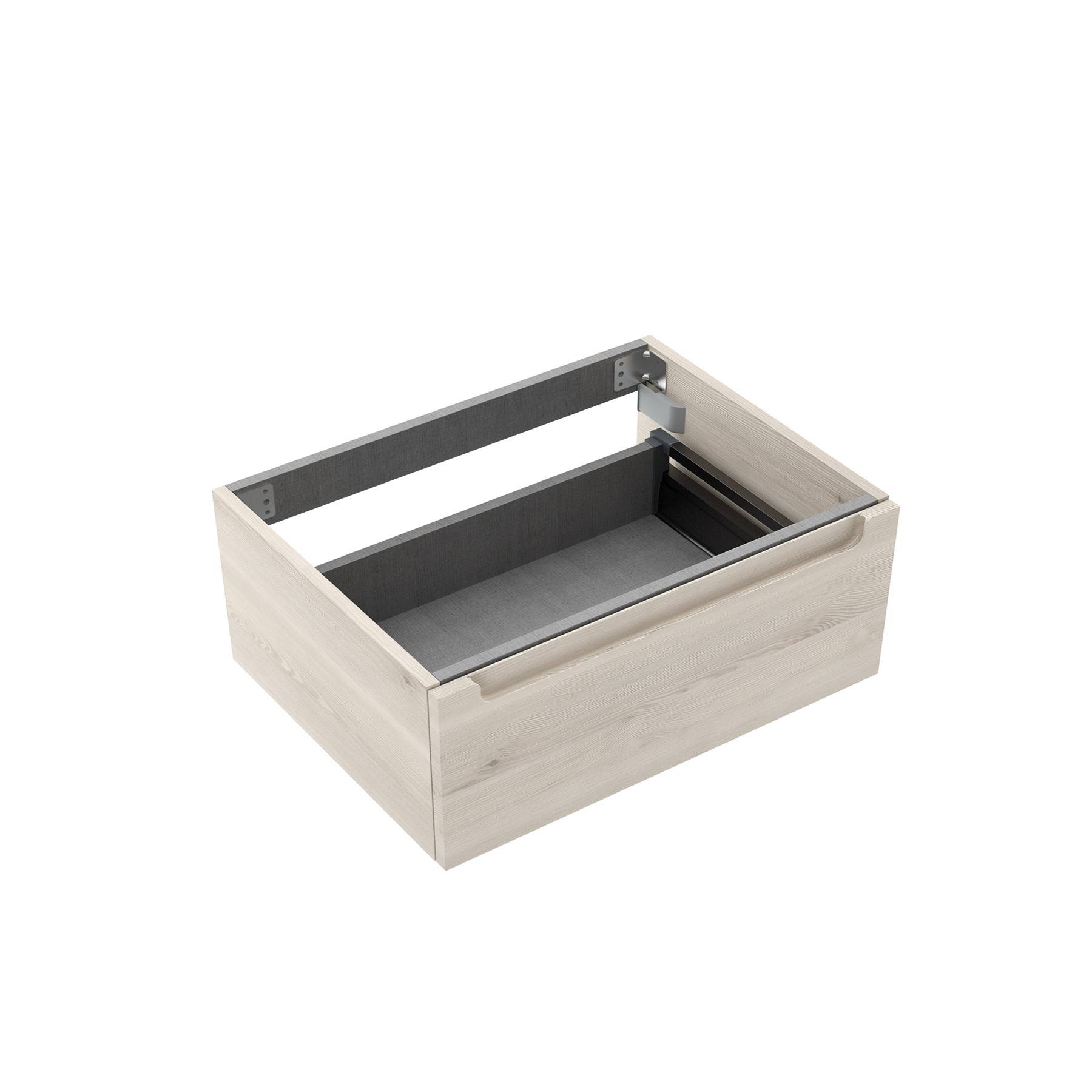 Salgar Waschtischunterschrank MONTERREY 800 1 Metallschublade NATURE 797 x 270 x 450 mm