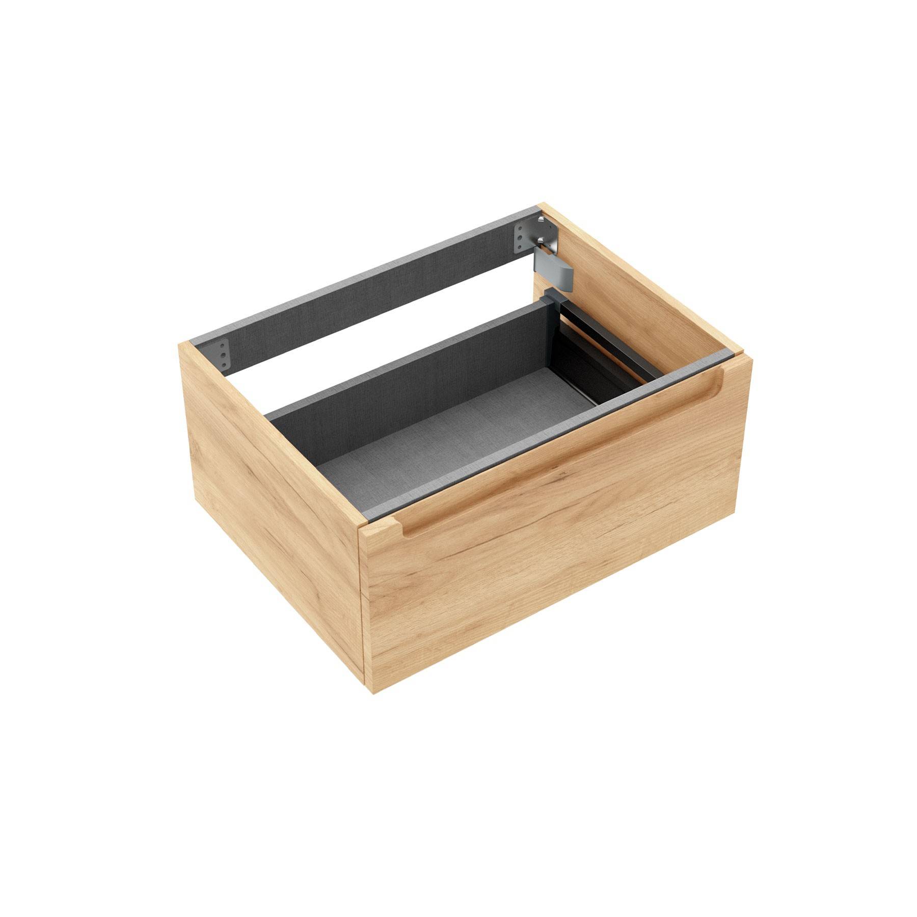 Salgar Waschtischunterschrank MONTERREY 600 1 Schublade Eiche Afrika