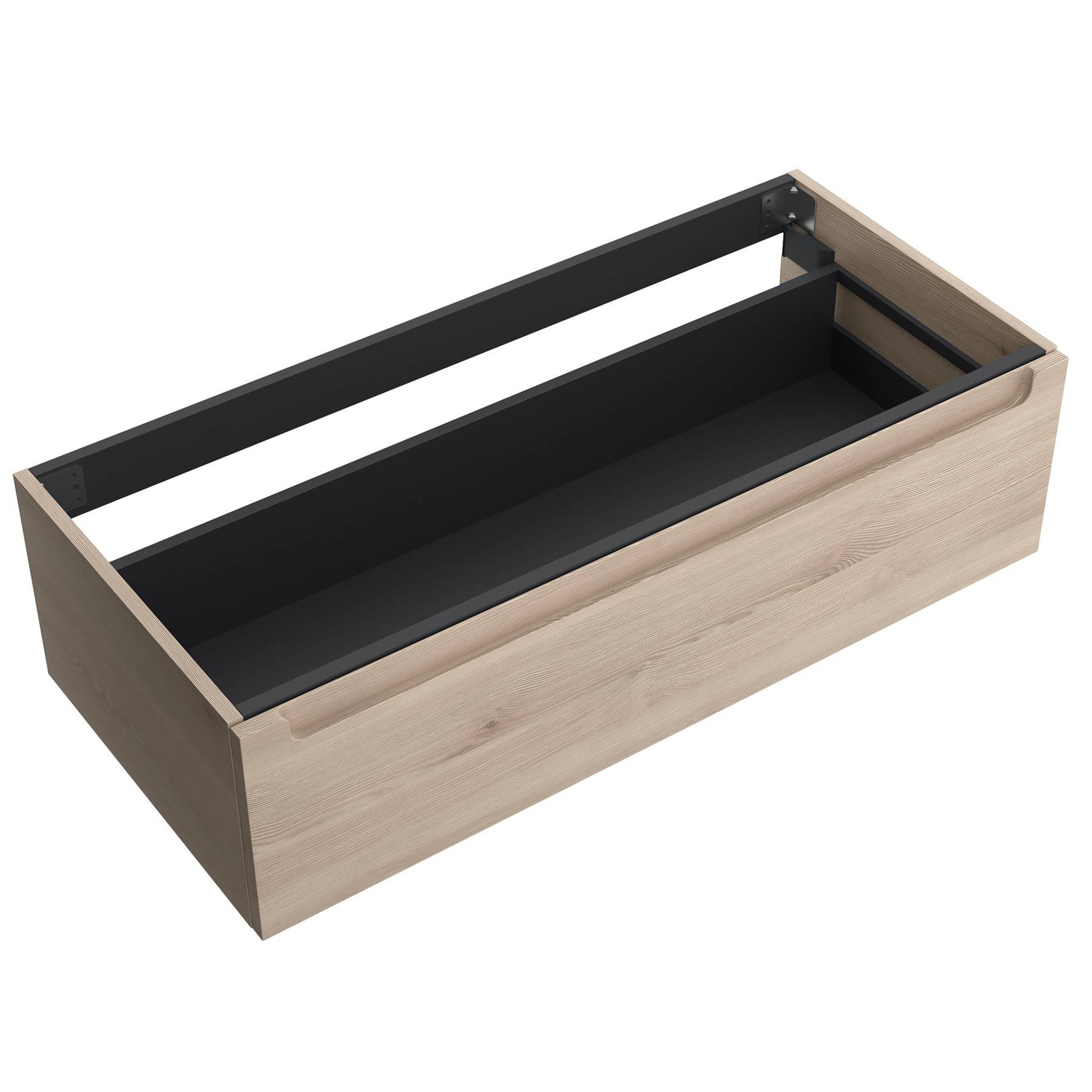 Salgar Waschtischunterschrank MONTERREY 1000 1 Metallschublade NATURE 997 x 270 x 450 mm