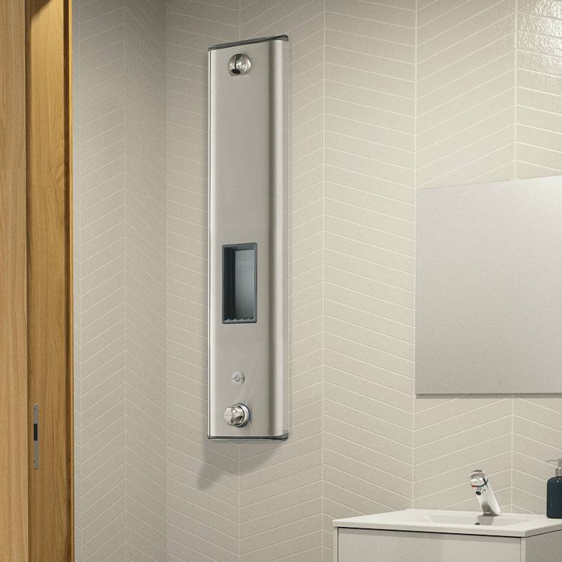 Duschelement SECURITHERM Netzbetrieb Anschluss verdeckt