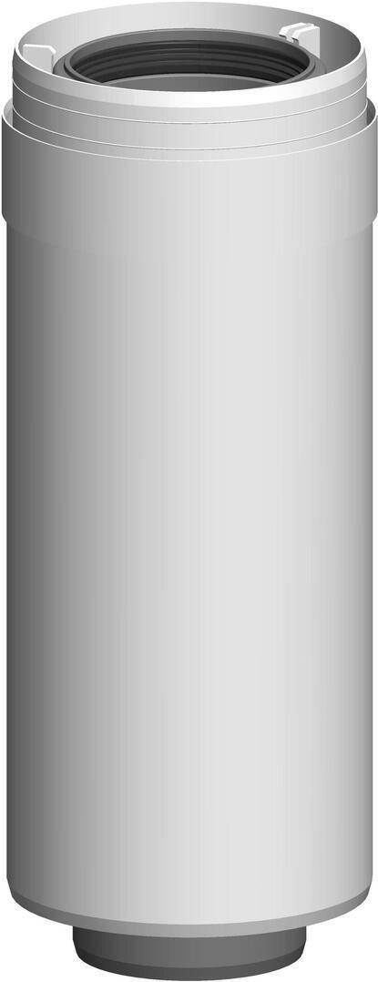 Atec Rohr PolyTwin konzentrisch, kürzbar, DN80/125 255mm