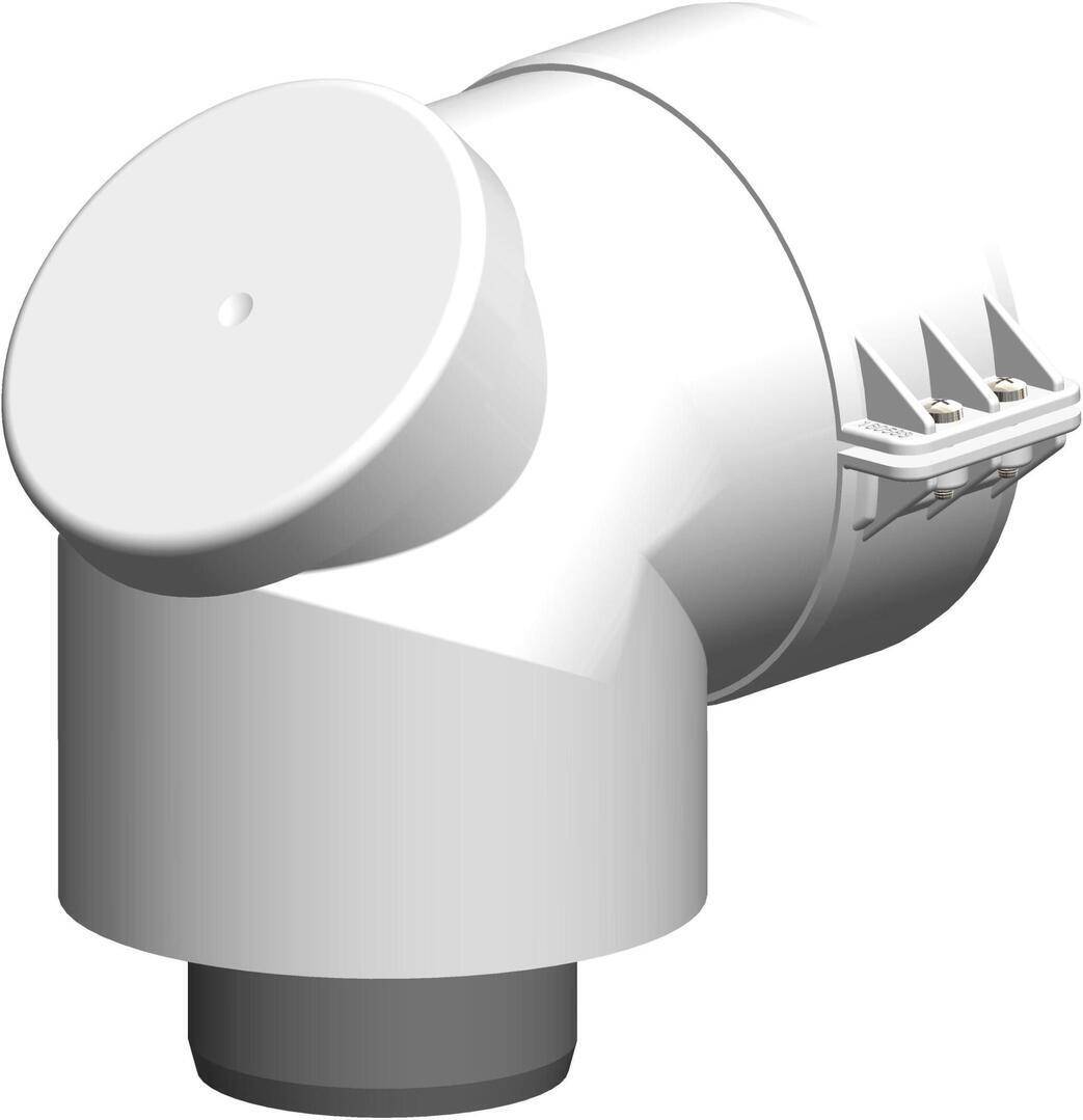 Atec Kontroll-Bogen PolyTwin konzentrisch, DN 60/100