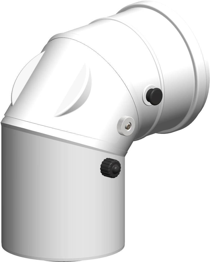 Atec Kontroll-Bogen PolyClassic 87 m. Messöffng. DN 80/125 universell