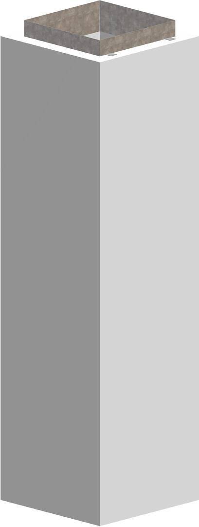 Atec Schachtelement 1195 mm L90 PolyCase inklusive Steckverbinder, DN 200