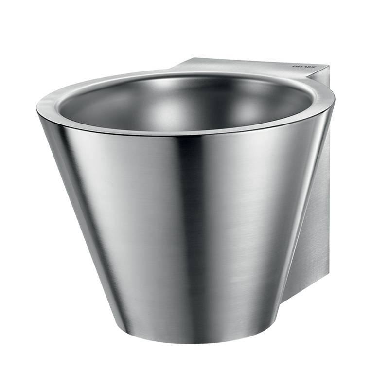 Delabie WT MINI BAILA ohne Hahnloch ohne Überlauf Edst. 1.4301 sat