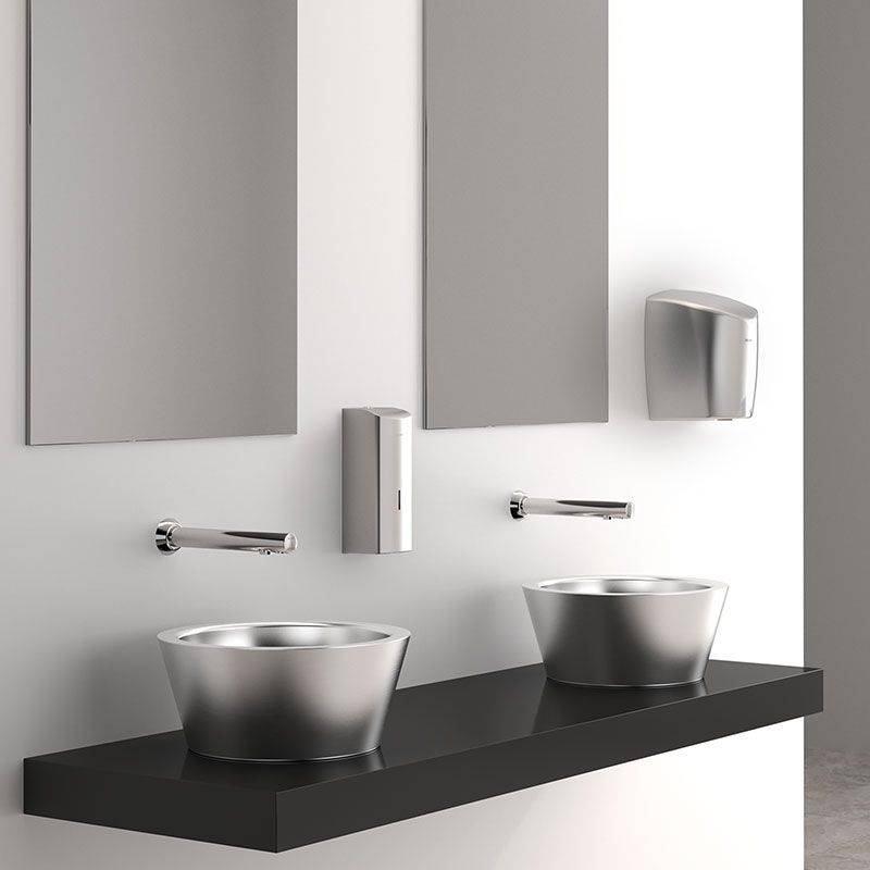 Delabie AS-Becken ALGUI ohne Hahnloch Edst. 1.4301 satiniert