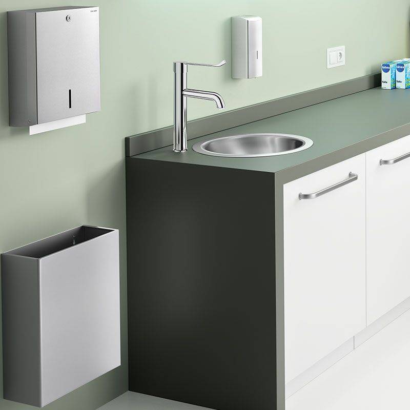 Delabie Einbau-WT HEMI D 310mm o. Überlauf Edst. 1.4301 satiniert