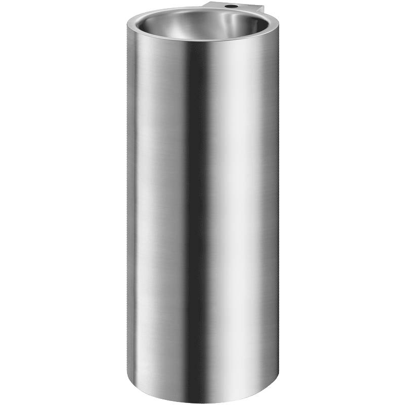 Delabie WT REDO-T Hahnloch D35 mittig o. Überlauf Edst. 1.4301 sat.