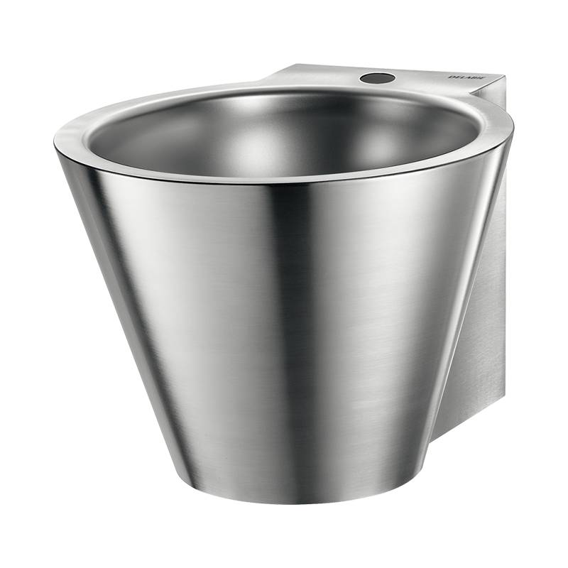 Delabie WT MINI BAILA Hl. D35 mittig ohne Überlauf Edst. 1.4301 sat.