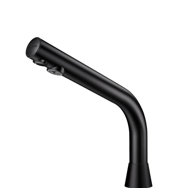 Delabie Waschtisch-Ventil BINOPTIC G3/8B matt schwarz H.170 230/12 V