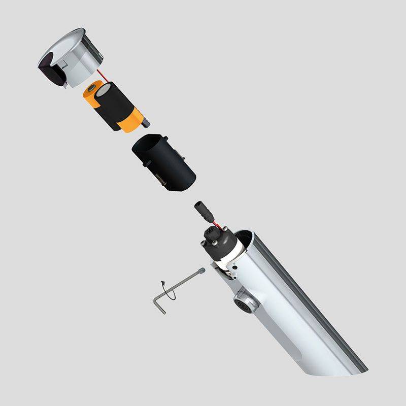 Delabie Ventil TEMPOMATIC 4 WT G3/8 mit 6V-Batterien integriert