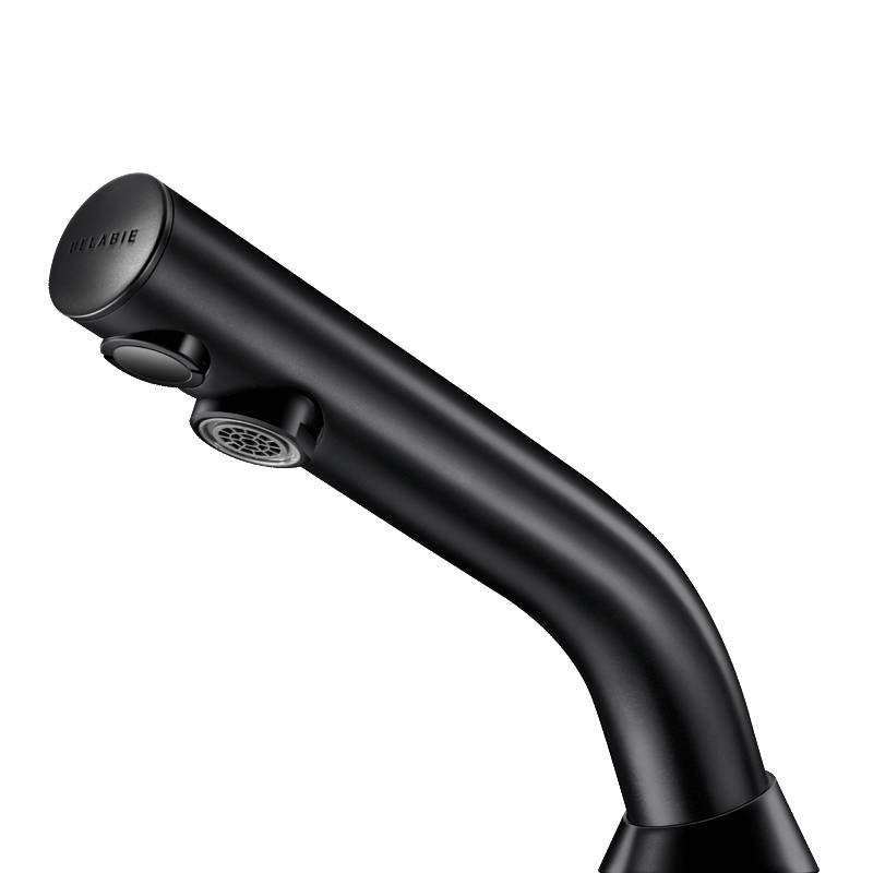 Delabie Waschtisch-Ventil BINOPTIC G3/8B matt schwarz m. 6V-Batterien