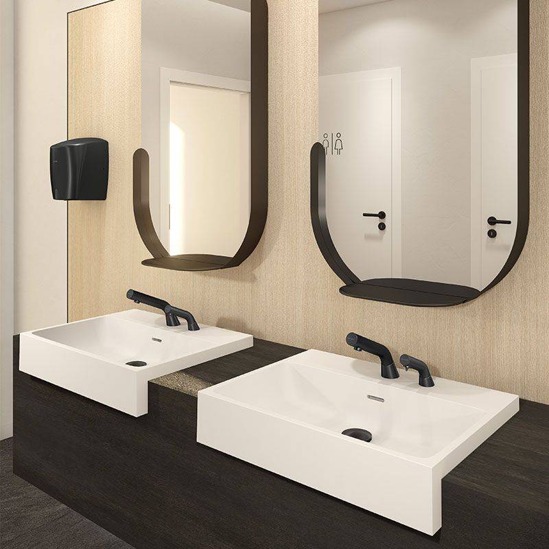 Delabie Seifensp. BINOPTIC schw.Standm. Schl. L.1,2 Netzbetrieb