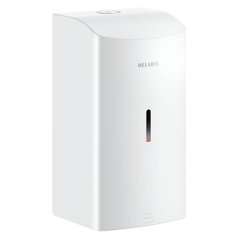 Delabie Elektron. Flüssigseifenspender 0,5l Edelstahl 1.4301 weiß