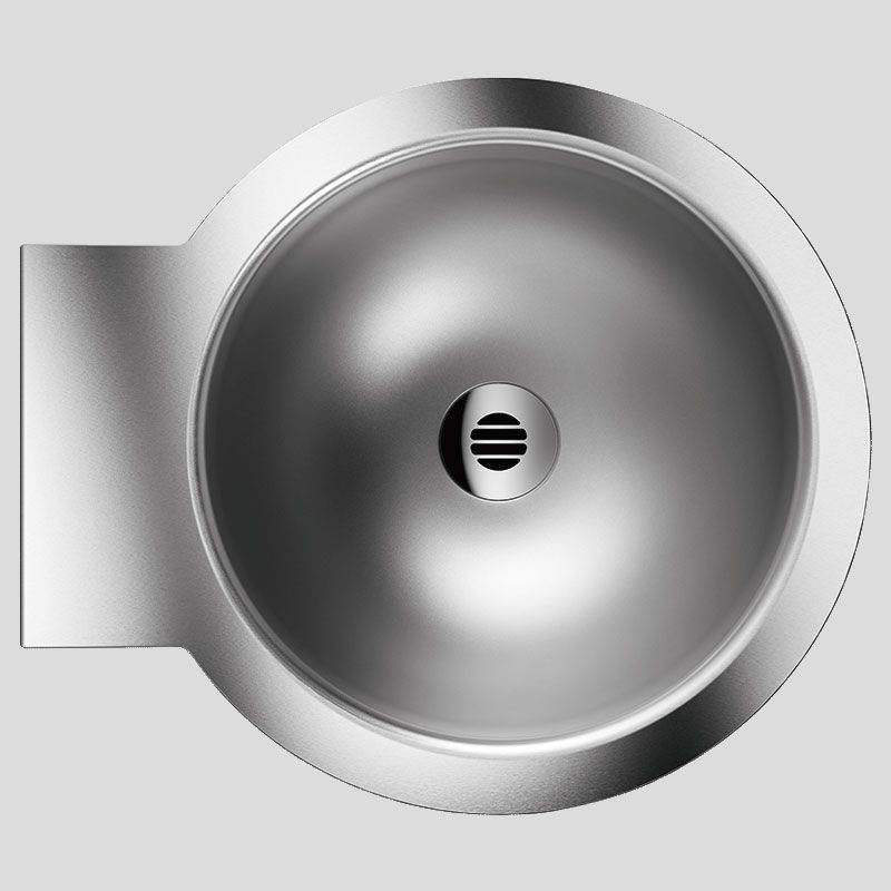 Delabie Ablaufventil HYGIENA Einlaufgitter gewölbt f. Edelstahl-WT