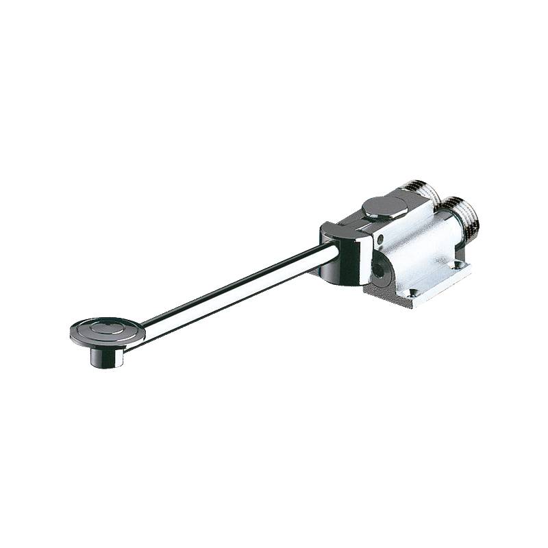 Delabie Schnellschl.-Ventil MONOFOOT Pedalbet. G1/2B, bodenst. o. ÜM