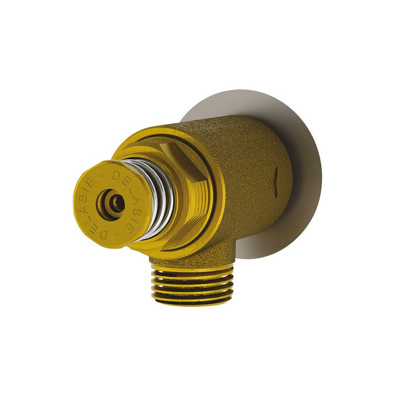 Delabie Selbstschl. TEMPOSTOP G1/2B DForm 7Sek. unverchr., Bef. Vorn