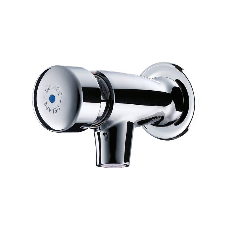 Delabie Wand Selbstschlussventil TEMPOSTOP G1/2B, 7 Sek.,mit Rosette