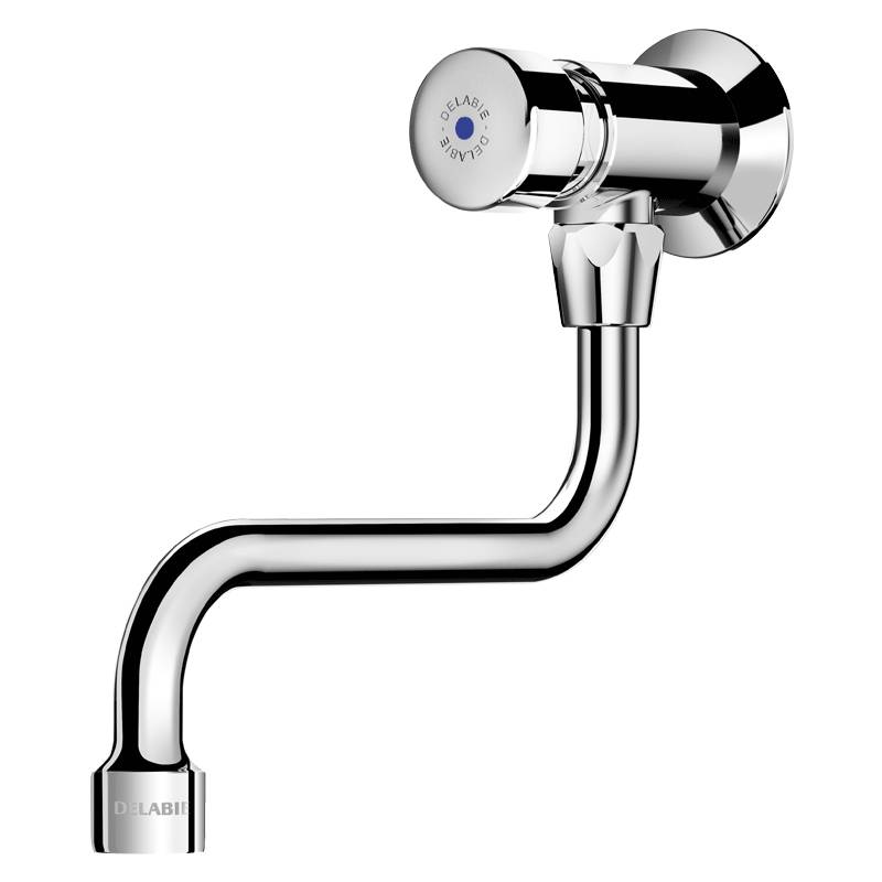Delabie Wand Selbstschl.Vent. TEMPOSTOP G1/2B,15 Sek.,Ausl.schwenkb.