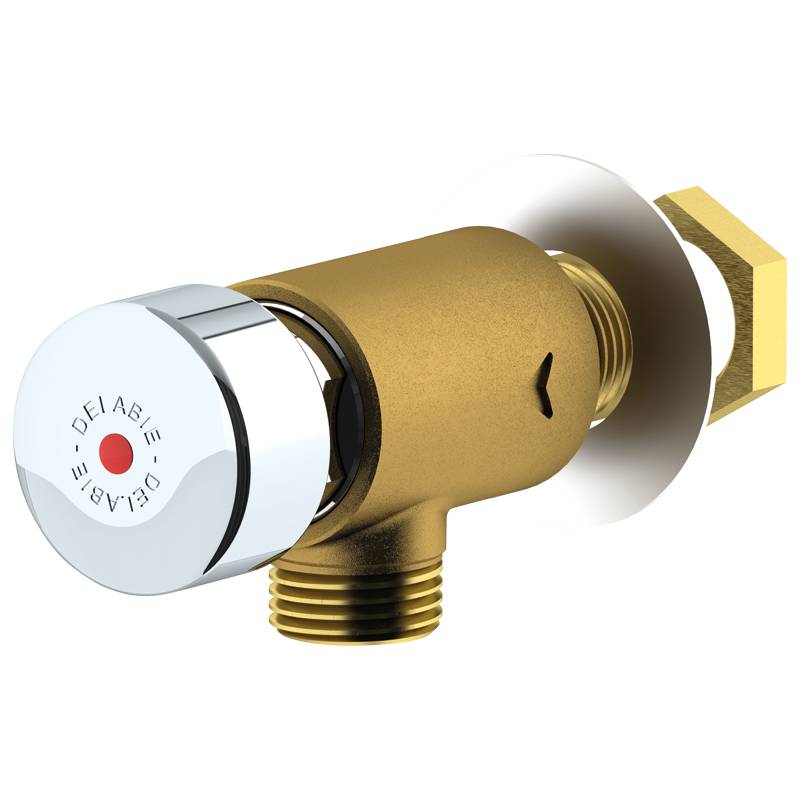 Delabie Wand Selbstschl.Vent. TEMPOSTOP G1/2B unverchr.,EVers. 7Sek.