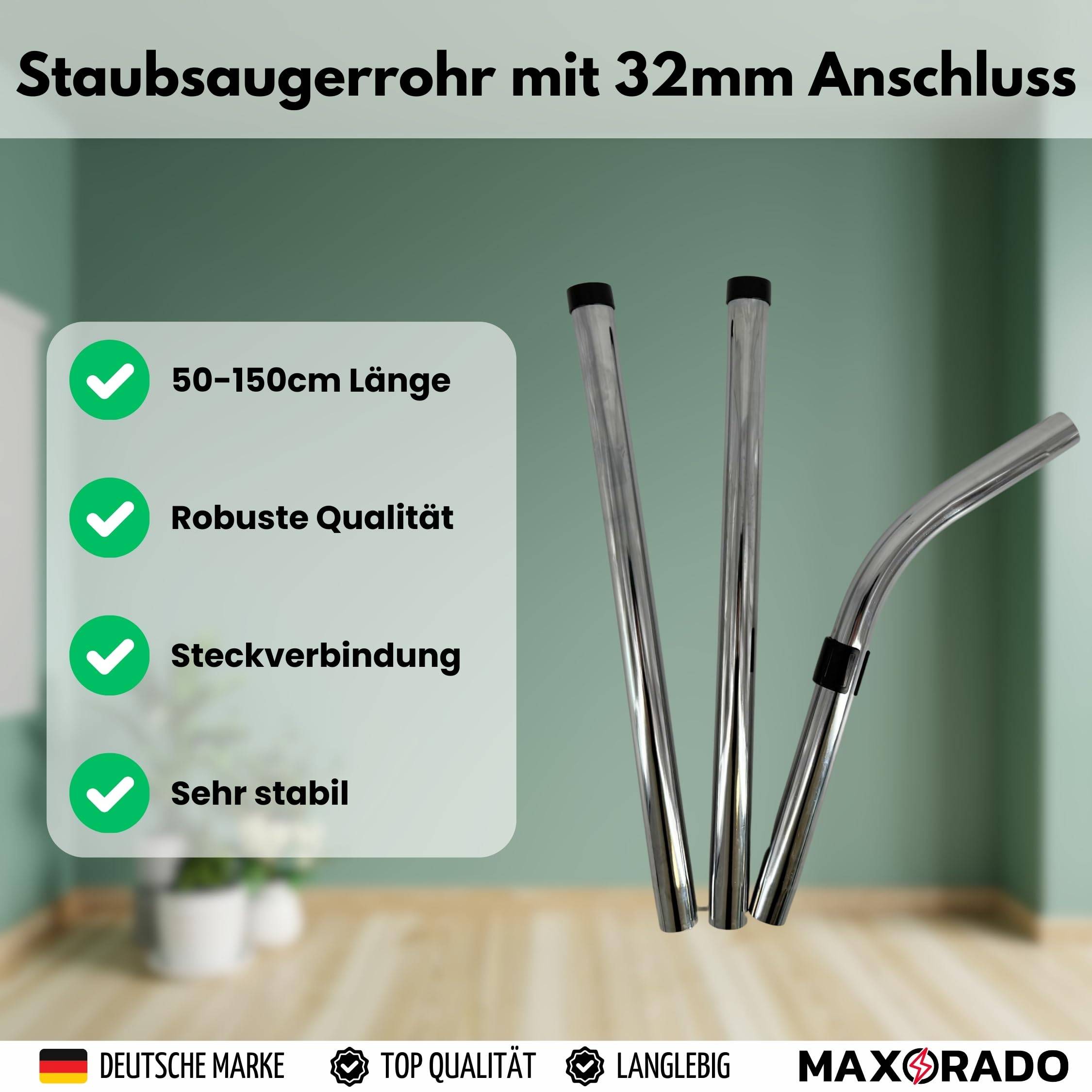 Staubsaugerrohr für Numatic Henry Hetty James Basil David Edward George I Staubsauger Rohr 32mm