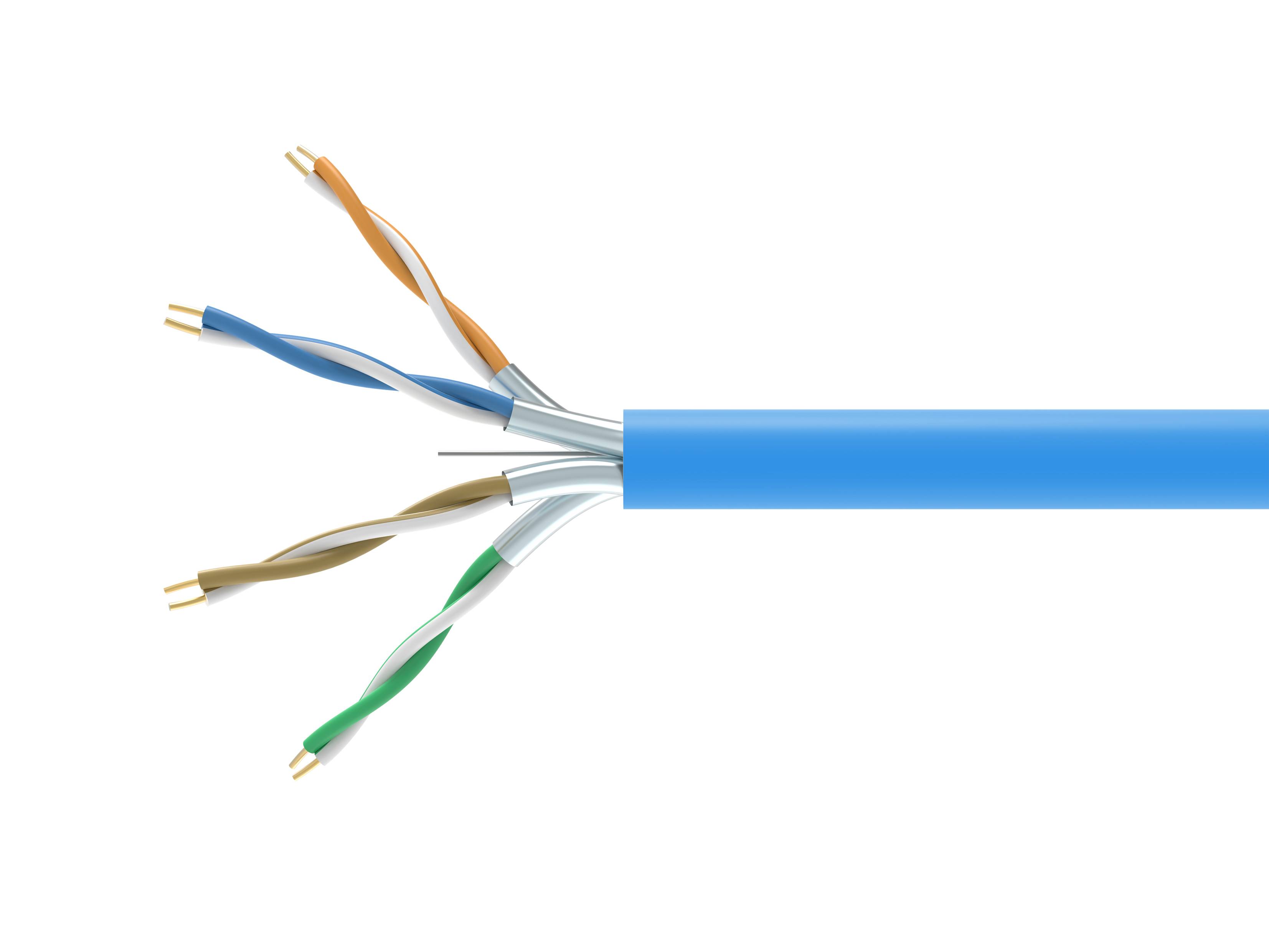 Equip 404544, 305 m, Cat6a, U/FTP (STP), Blau