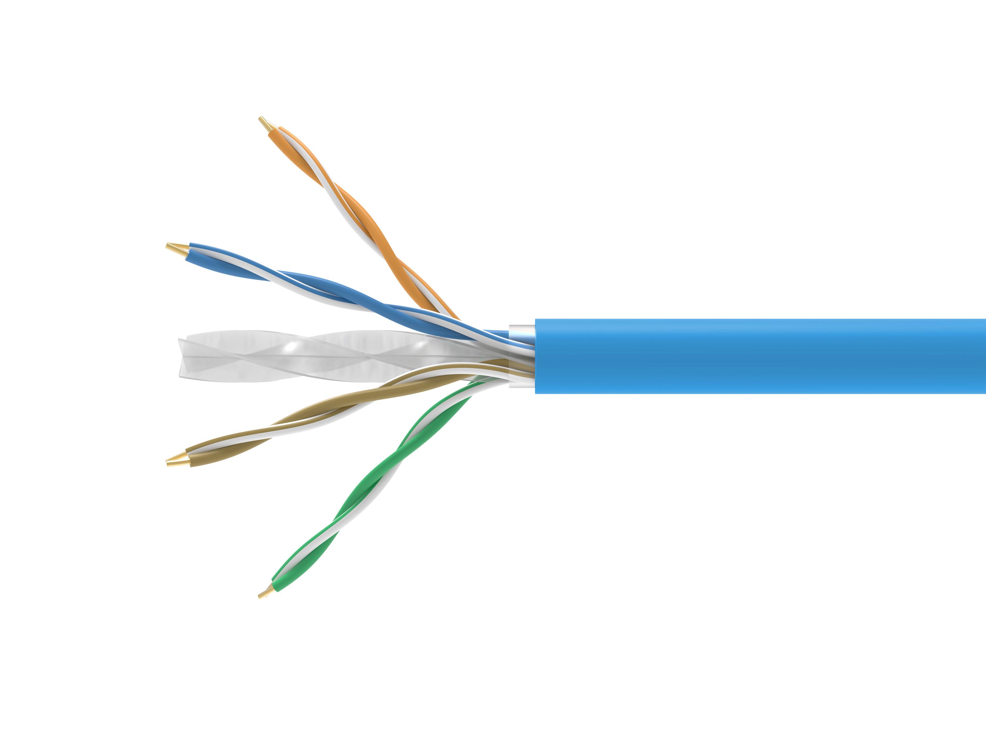 Equip 404542, 305 m, Cat6a, U/UTP (UTP), Blau