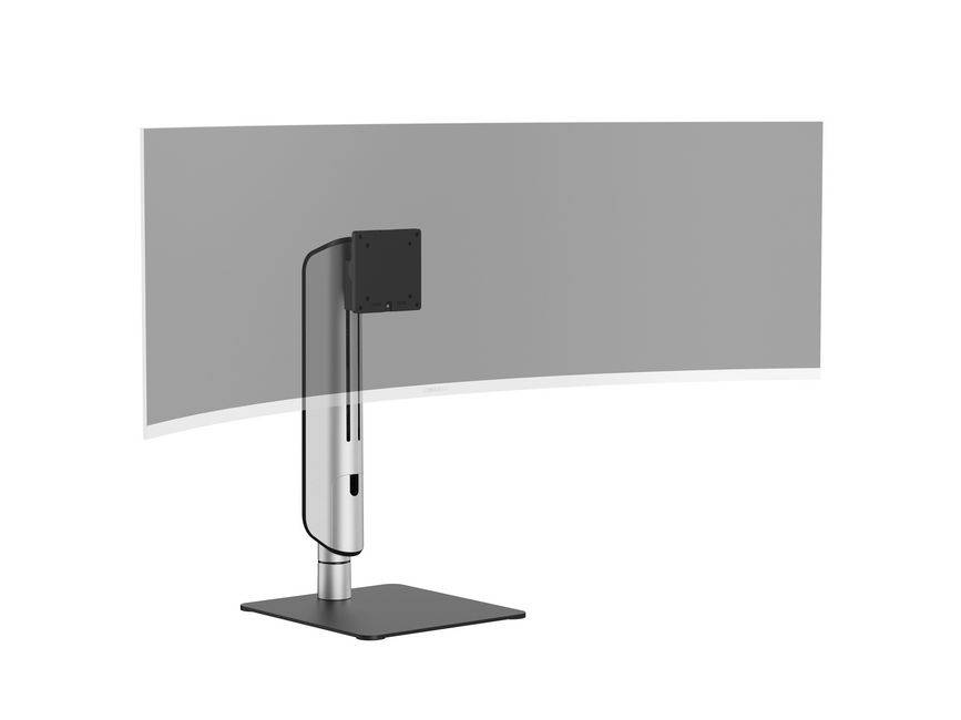 Equip 650129, 75 x 75 mm, 100 x 100 mm, -20 - 60°, 360°, Aluminium, Kunststoff, Edelstahl, Silber