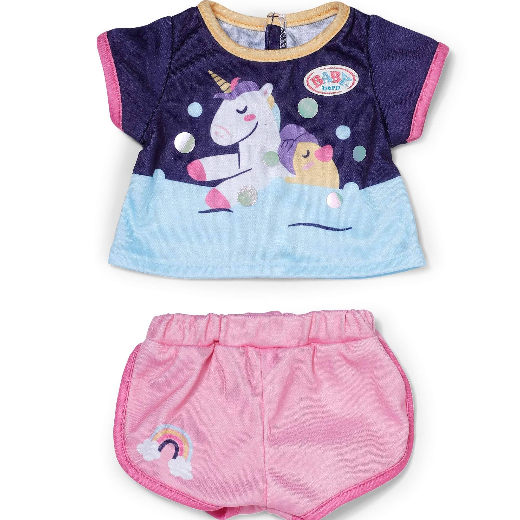 Zapf Creation 839256 - BABY born Einhorn Pyjama 43cm