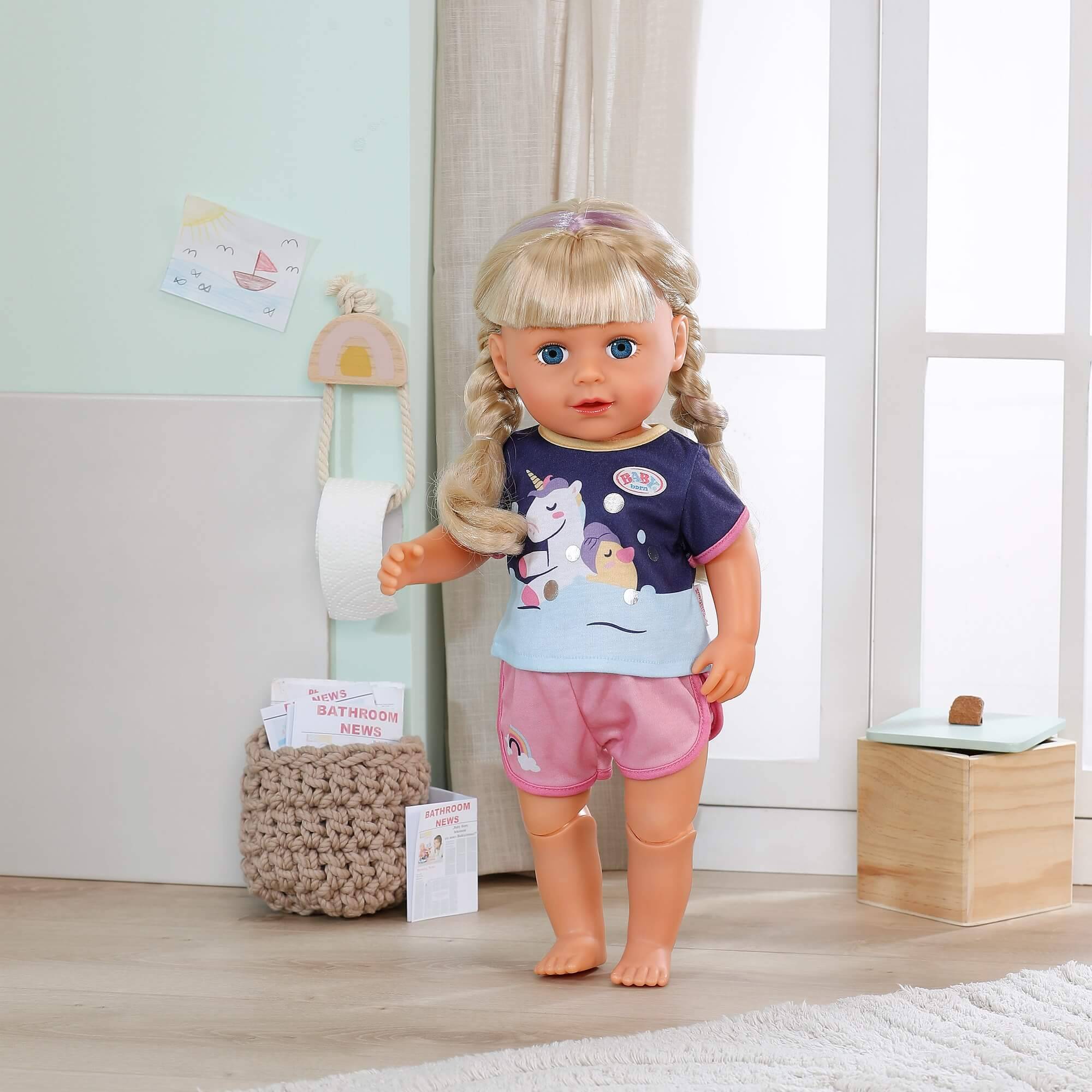 Zapf Creation 839256 - BABY born Einhorn Pyjama 43cm