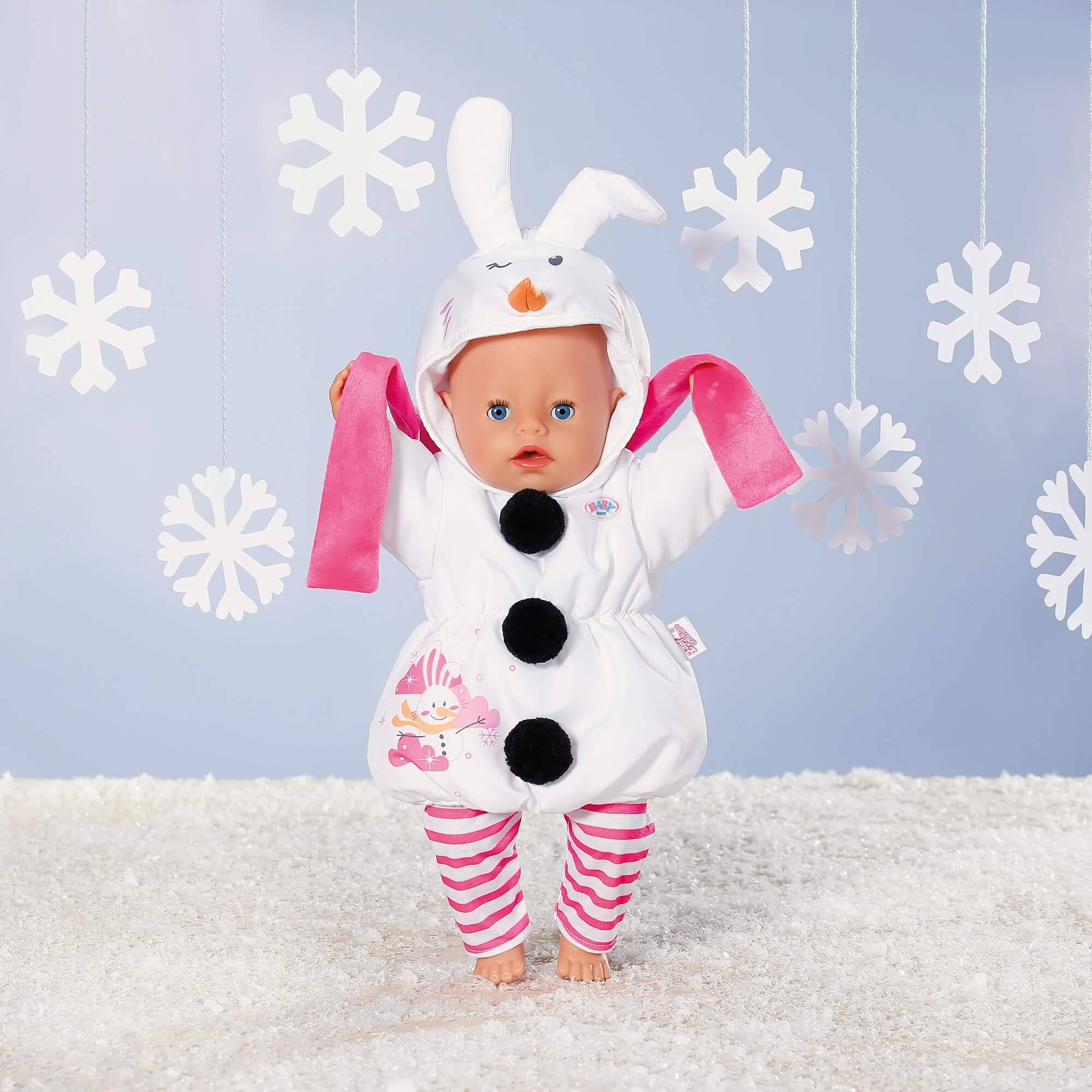 Zapf Creation 871690 - BABY born Schneemann-Kostüm 43cm