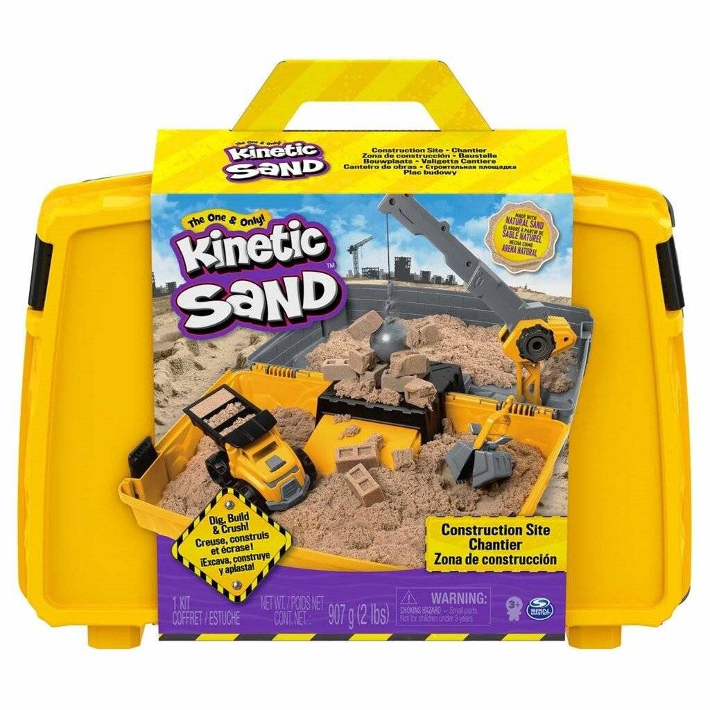 Kinetic Sand - Baustellen-Koffer