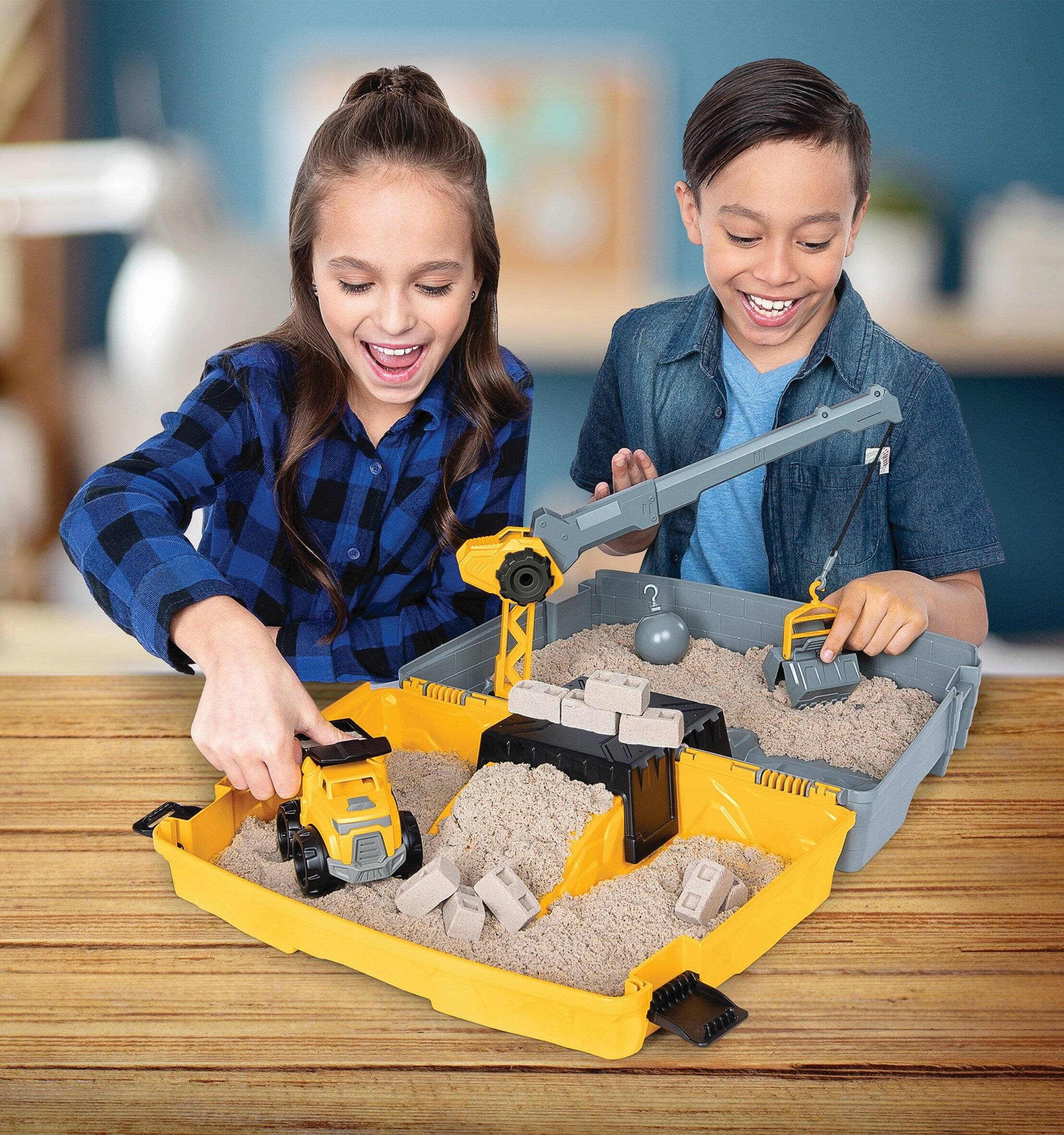 Kinetic Sand - Baustellen-Koffer