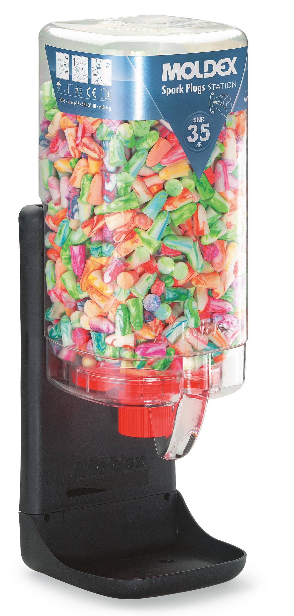 Ohrstöpsel Spark Plugs Moldex-Station SNR 35 dB 500 Paar