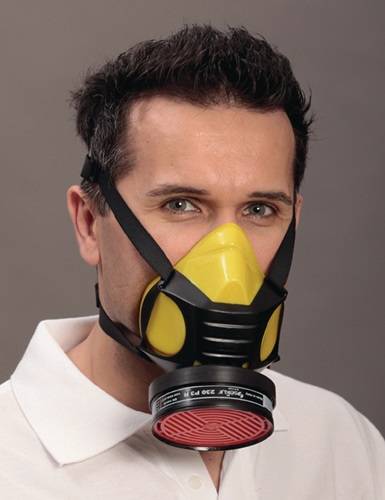 EKASTU Safety GmbH Atemschutzhalbmaske Polimask GAMMA/Silikone EN 140 o.Filter,Silik.EKASTU 433227 370778