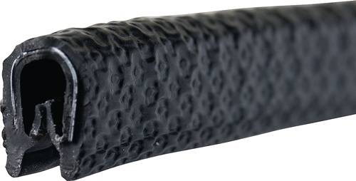 Kantenschutz Klemmber.1-4mm L.10m B.10mm H.14,5mm schwarz TECWERK 2577770130