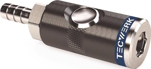 2000351997 Druckknopf-Sicherheitskupplung DN 7,4,Tülle AluNBR Schlauchweite LW 9 TECWERK