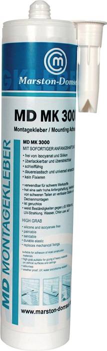 Montagekleber MD-MK 3000 weiß 450g Kartusche MARSTON-DOMSEL